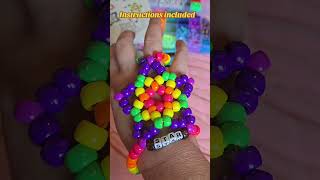 I made a #kandi star bracelet ring, tutorial included! #kanditutorial #kandikid #handmadejewelry