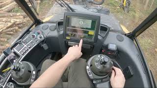 Ponsse Ergo  Steuerung   How to Drive a Harvester