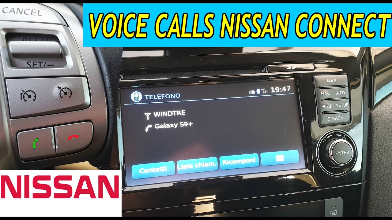 Nissan Connect Chiamata Vocale Dai Tasti Sul Volante Nissan Connect