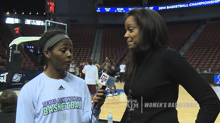 Texas A&M WBB: Sydney Colson interviews ESPN's Car...
