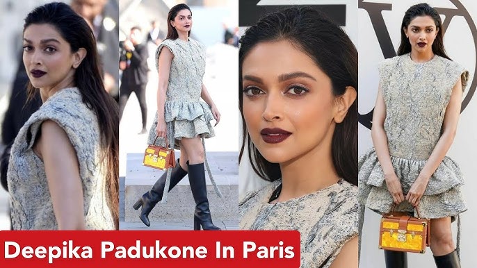 Deepika Padukone attends the Louis Vuitton Womenswear SS23 Show during  Paris Fashion Week in Paris, France