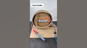 How Drum Brakes Work in Cars | Simple Science Project | #dcmotor #tech #gear #project