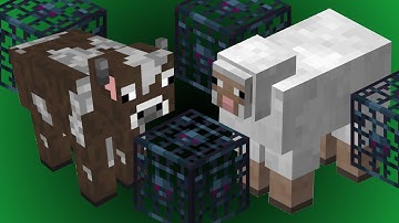 How to make an *INSANE* Cow / Sheep farm in MINECRAFT! (with spawners)