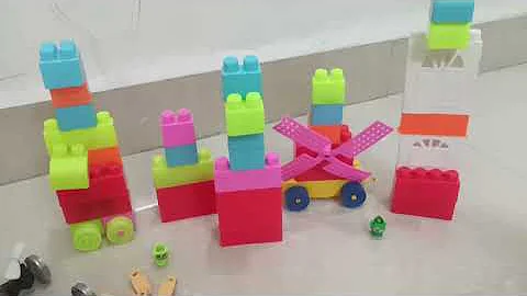 building 🏫 Blok #kitti #red #blue#whait#orange #buillding block video for kid's