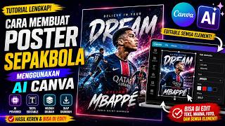 CRAZY! Create Cool Football Posters Using Canva AI (Automatic & Editable!) 😱 screenshot 4