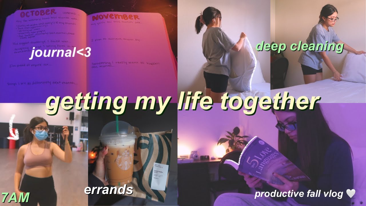 Приводим свою жизнь в порядок | Продуктивный осенний видеоблог и перезагрузка рутины