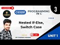 1.3 Nested if-else, Switch case | Programming in C | CS3251 | Anna university R2021 in Tamil