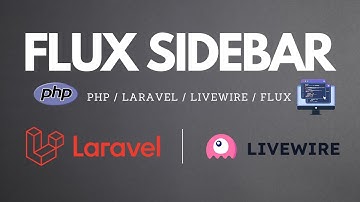 🚀 Laravel 12 + Livewire | Building a Reusable Flux Sidebar (Ep 5)