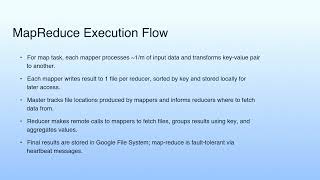 MapReduce Execution Flow | Introduction to MapReduce Profile