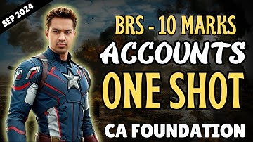 CA Foundation AVENGERS ️‍🔥 BRS All concepts & Questions (Sep 2024 Revision Series) | CA Parag Gupta
