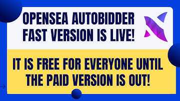 Fast Opensea Autobidder is Live! (And Free) - (NFT Auto-Bidder)