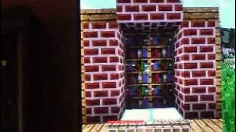 Minecraft: How to Build Secret Bookshelf Door