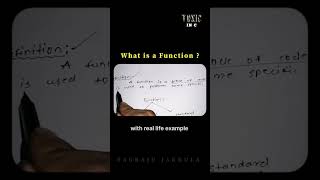 WHAT IS A FUNCTION IN C 💻#clanguage #cprogram #codinginhindi #gateexam #interview #education #viral
