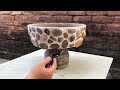 Making Flower Pots is Easy at Home - Amazing Ideas From Gravel, Stone Pebbles - Garden Decoration