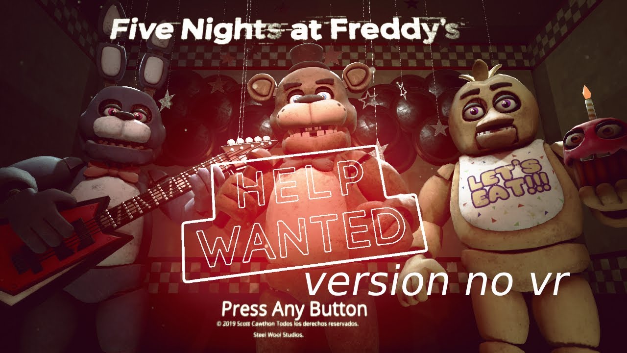 five nights at freddy's help wanted version no vr - YouTube