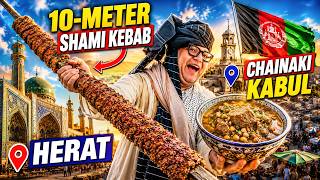 Afghanistan Food Tour | 10-Meter Shami Kebab in Herat & Kabul’s Famous Teapot Lamb Stew