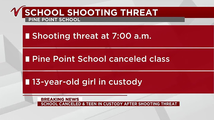 School canceled and teen in custody after school shooting threat
