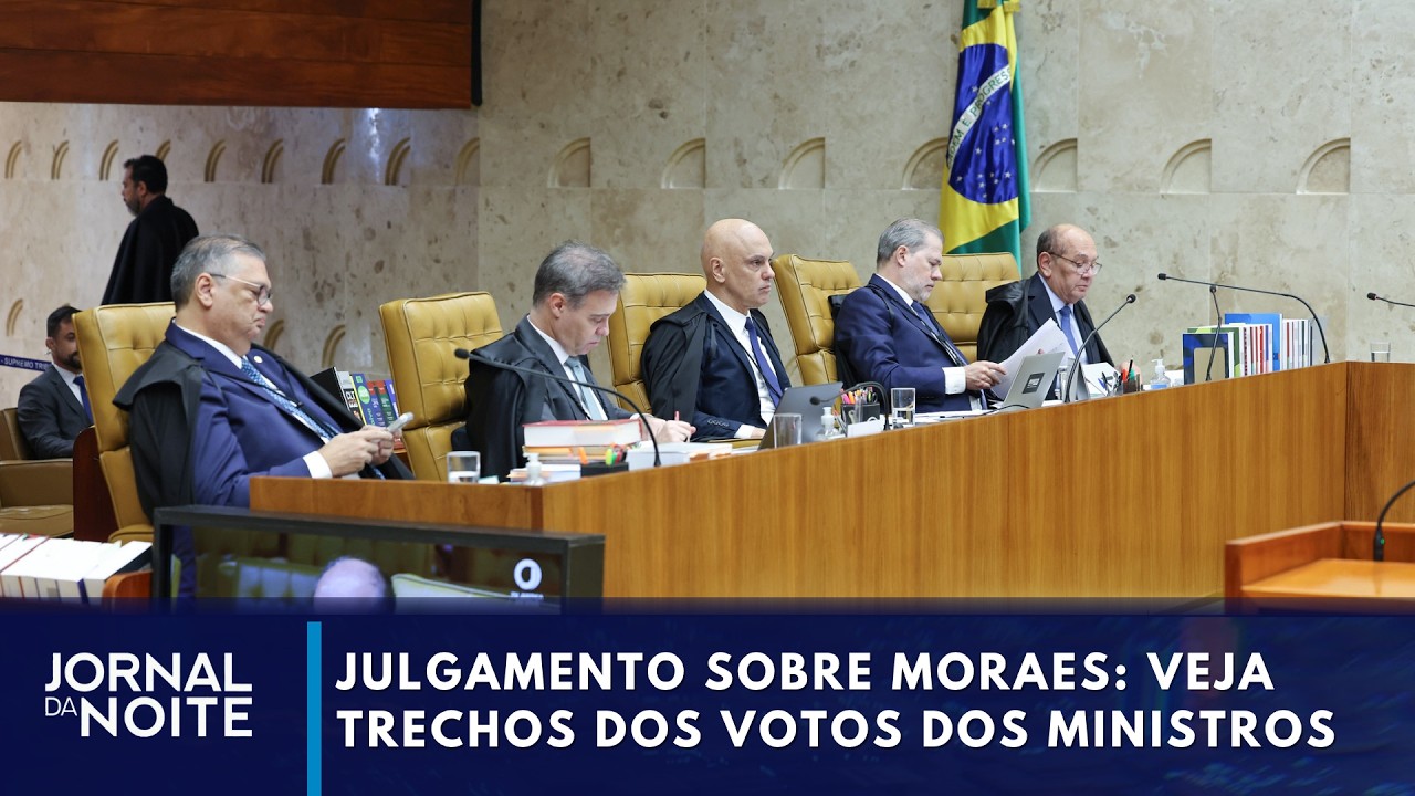 Julgamento no STF: Veja trechos dos votos de cada ministro | Jornal da Noite