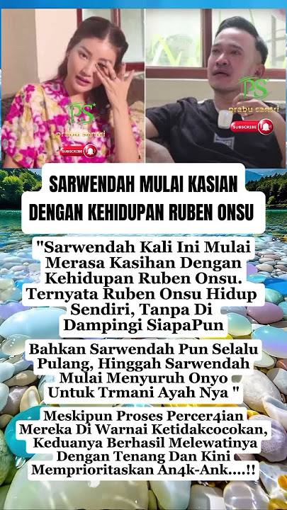 SARWENDAH mlai kasian dgn Ruben Onsu #sarwendah #rubenonsu #artist #viral #gosip #shortsfeed #shorts