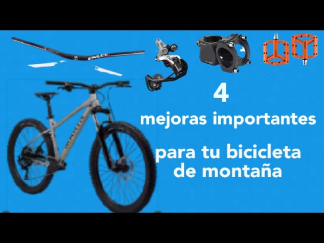 4 Mejoras Esenciales para tu Bicicleta de MTB que debes de hacer SI o SI -  YouTube