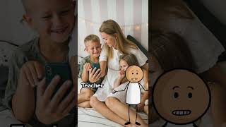 The Day My Mom CRASHED My Zoom Class! 👩‍💻😂 #funnyvideo