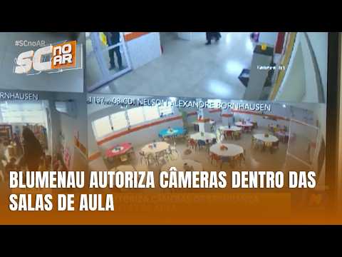 Lei autoriza videomonitoramento em salas de aula da rede pública de Blumenau