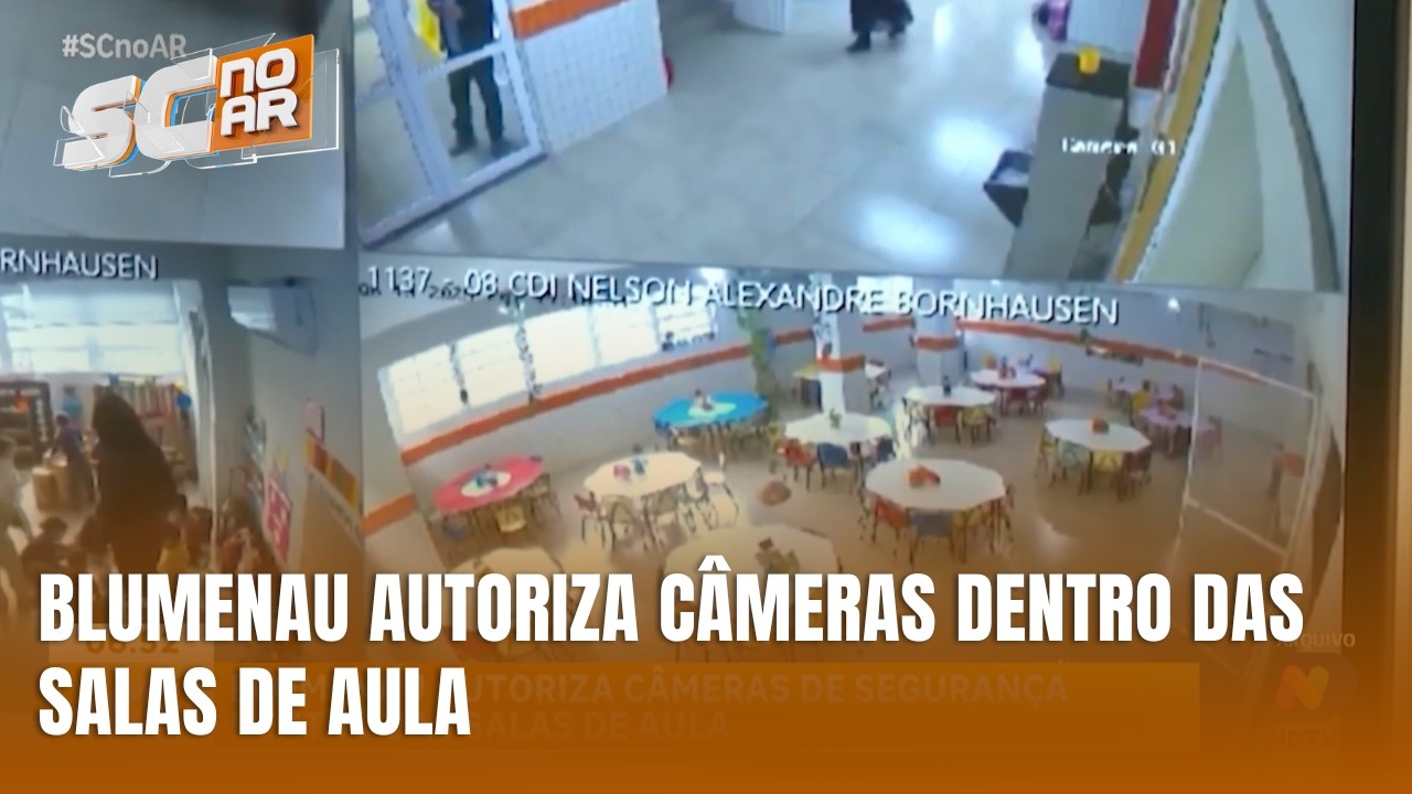 Lei autoriza videomonitoramento em salas de aula da rede pública de Blumenau