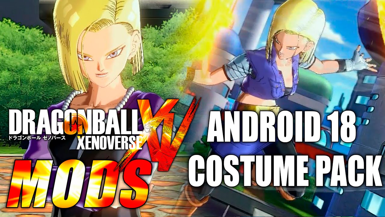 DBXV MODS: Android 18 Costume Pack - Tito-san - YouTube