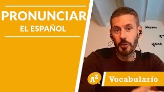 Spanish class: pronunciation Spanish I - LAE Madrid Spanish Language School Spanish class: pronunciation Spanish I - LAE Madrid Spanish Language School