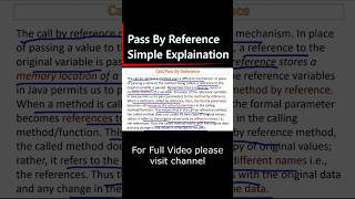 Pass by Reference क्या होता है? | What is Call by Reference? | What is Pass by Reference?