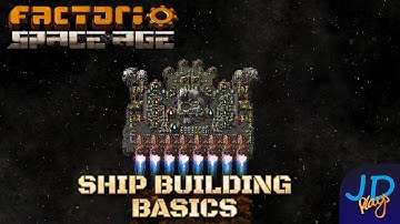 Ship Design 101: The Basics ⚙️ Factorio Space Age 🏭 Tutorial. Walkthrough