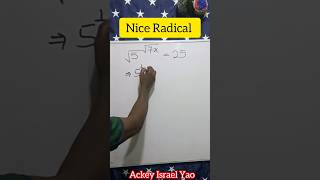 Nice Radical 🔥 🔥 #radical #viralshort #maths #menalightstv