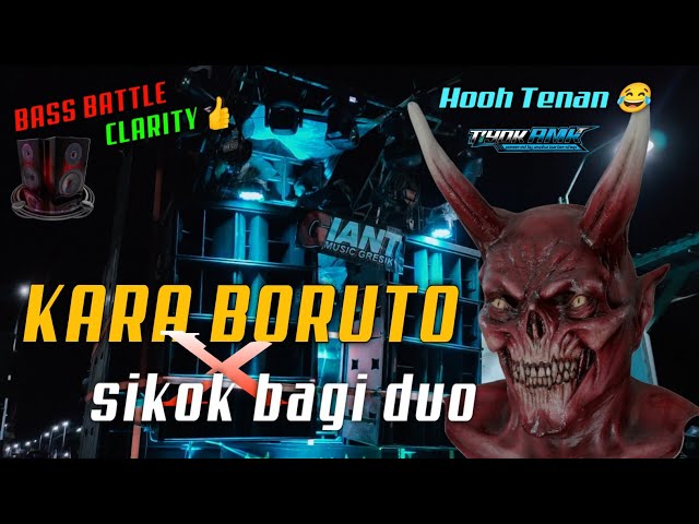 Dj Kara Boruto x Sikok Bagi Duo - Dj Cek Sound Battle Terbaru Viral 2022 Bass Pargoy class=