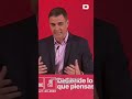 📣 El autoelogio de Sánchez: «Votantes del PP nos dicen que menos mal que gobernamos nosotros»