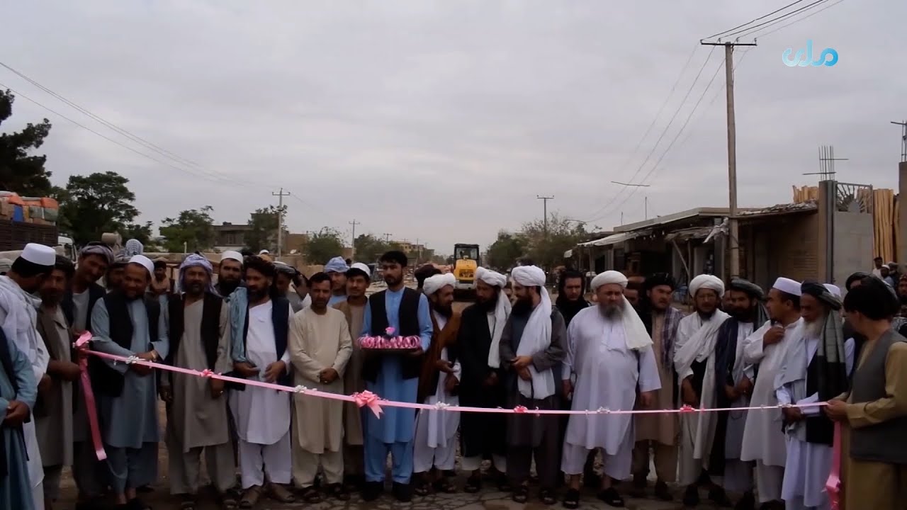 میهن من   |  ولایت جوزجان آغاز جغل اندازی سرک ها