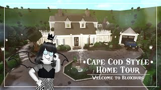 Cape Cod Style Home Tour - Roblox - Welcome to Bloxburg