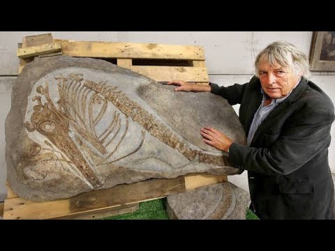 Englishman Unveils Ichthyosaurus Fossil His Christian Ancestors Kept Buried In Their Yard