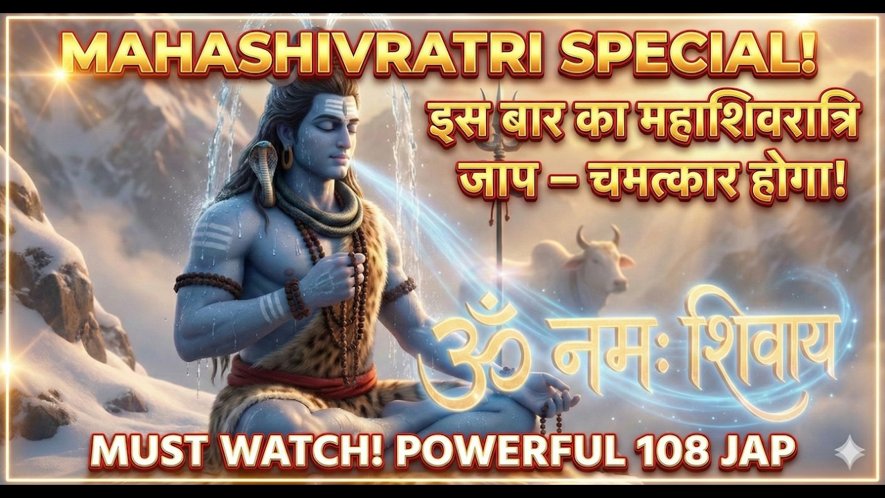 REMOVE NEGATIVE ENERGY From Home & Mind | Om Namah Shivaya 108 Times | Powerful Mantra ॐ