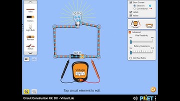 Advanced Simulations with Circuit Construction Kit: DC - Virtual Lab