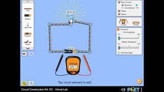 Science Game for Grades 7-9 | Advanced Simulations | Circuit Construction Kit: DC - Virtual Lab