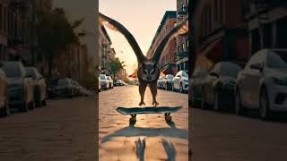 How Did This Owl Learn To Skate?