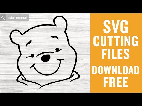 Winnie The Pooh Svg Free Cut Files for Scan n Cut Free Download