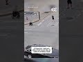 Stranger throws Molotov cocktail at man in wheelchair