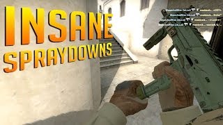 CS:GO - INSANE Spraydowns
