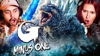 GODZILLA MINUS ONE (2023) MOVIE REACTION  SURPASSED OUR EXPECTATIONS  FIRST TIME WATCHING  REVIEW