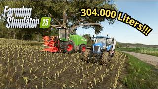 Making 304,000L of Corn Silage in the Bunker! | Farming Simulator 25 | Timelapse - Ep.20
