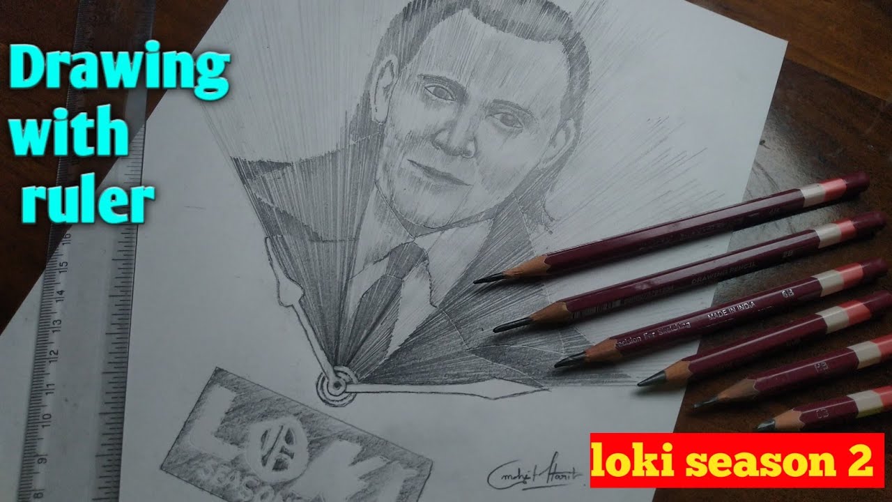 how to draw with ruler, loki season 2