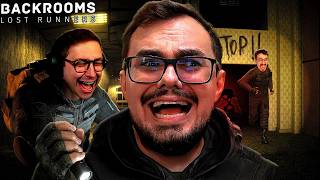 CORRENDO NAS BACKROOMS COM OS AMIGOS - Backrooms Lost Run...