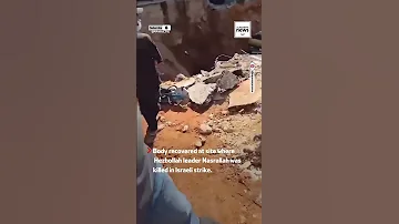 Body Retrieved At Nasrallah Assassination Site 