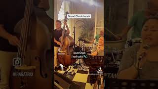 Love Never Felt So Good, Sound Check Iraga Band Quartet #iragatrio #jazzbandbali #weddingbandbali